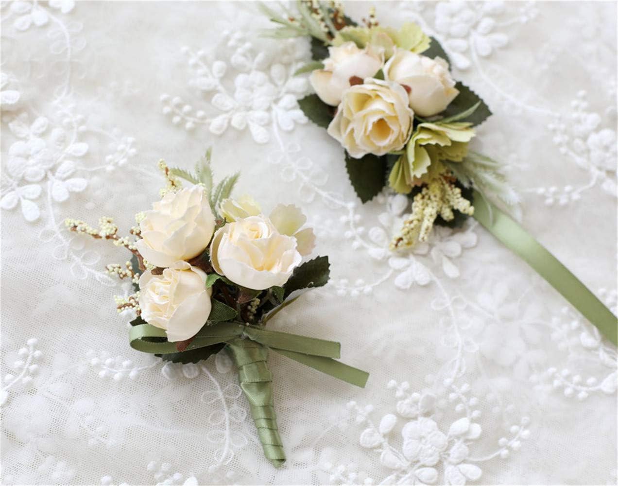 Corsage de Pulso com Rosa – Acessório Floral para Casamento e Formatura