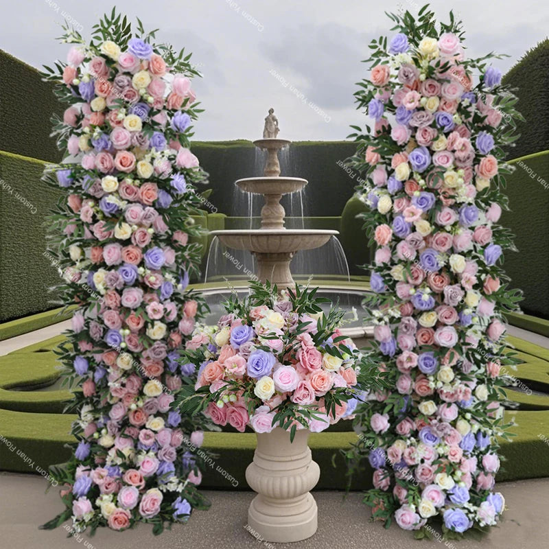 KIT FLORAL - 1 Arranjo Bola + 2 Macarrões Florais