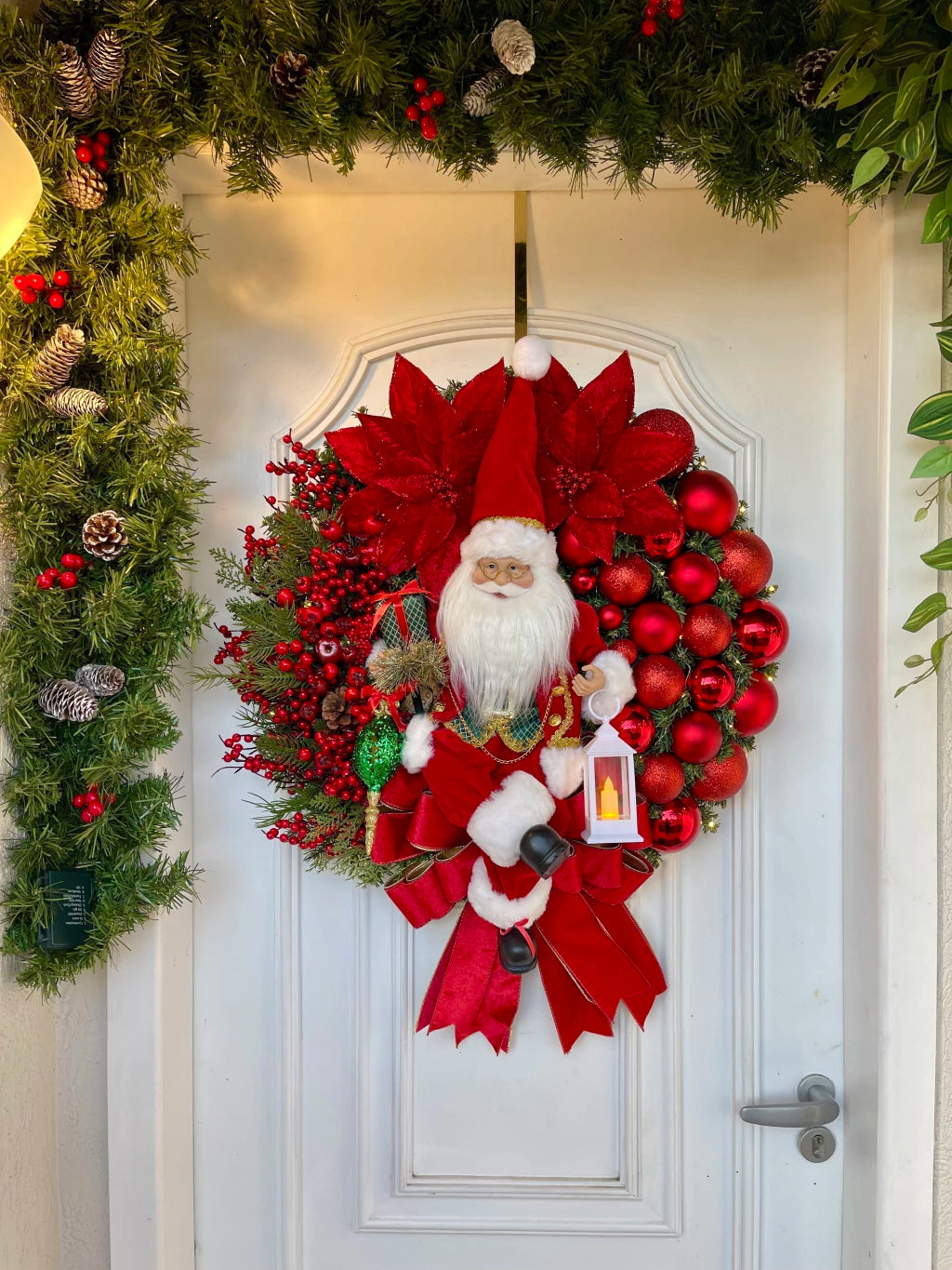 Guirlanda De Natal Noel Luxury 65cm C/ Led