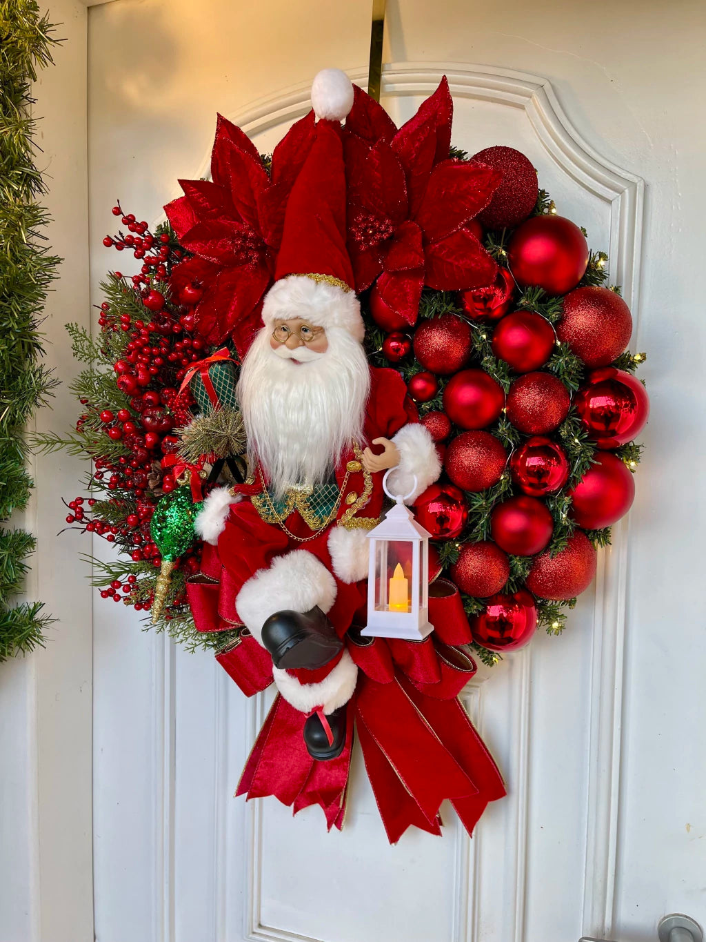 Guirlanda De Natal Noel Luxury 65cm C/ Led