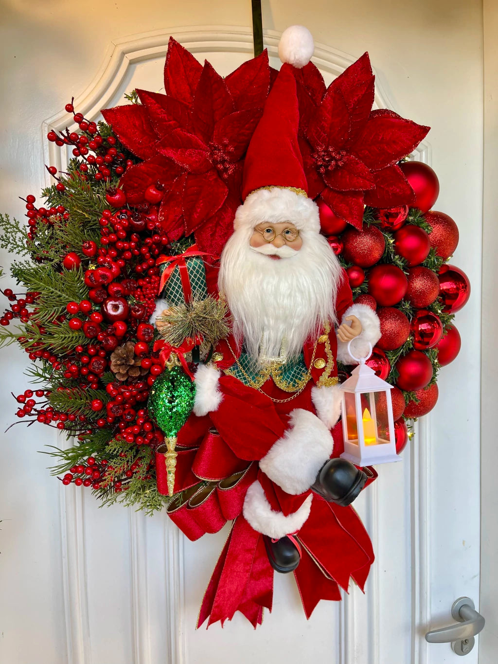 Guirlanda De Natal Noel Luxury 65cm C/ Led