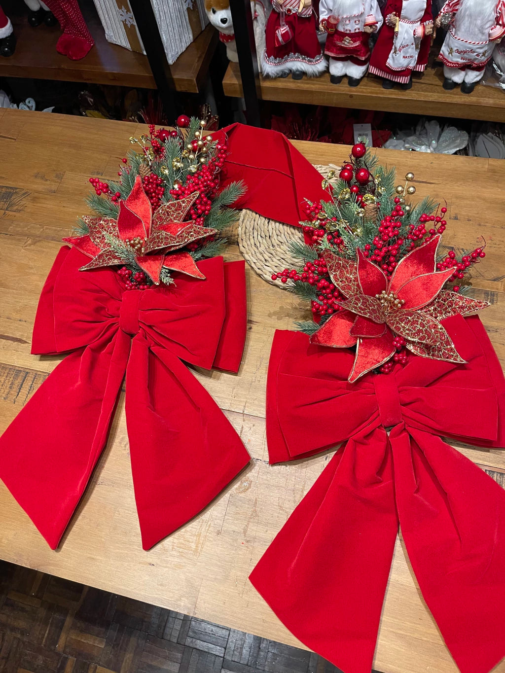 Escapulário De Natal veludo 2,10x 40cm