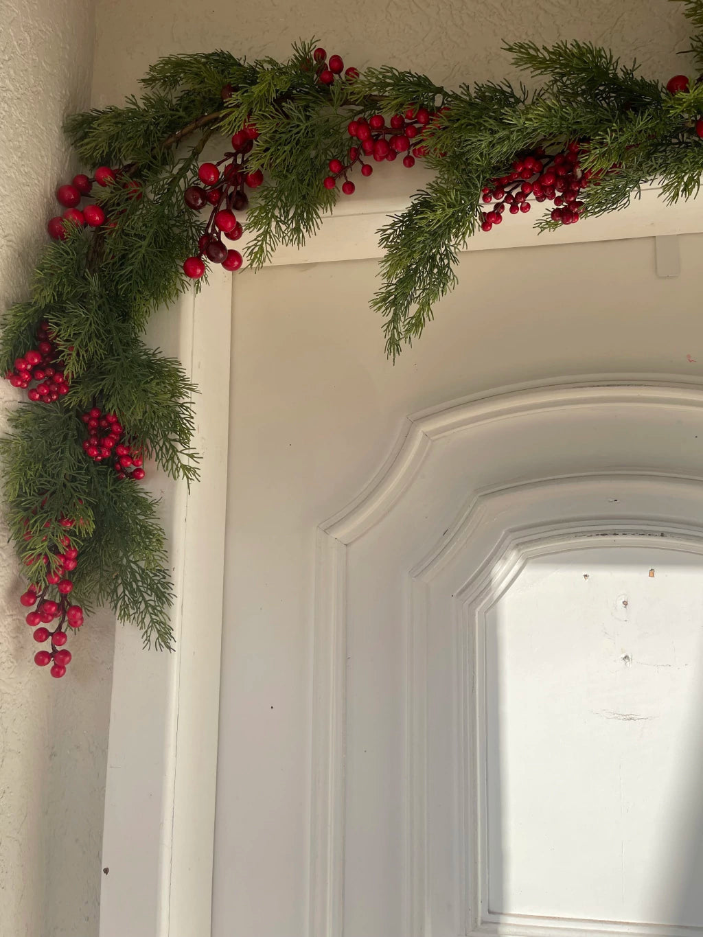 Festão decorado verde c/ berrys 1,50 m