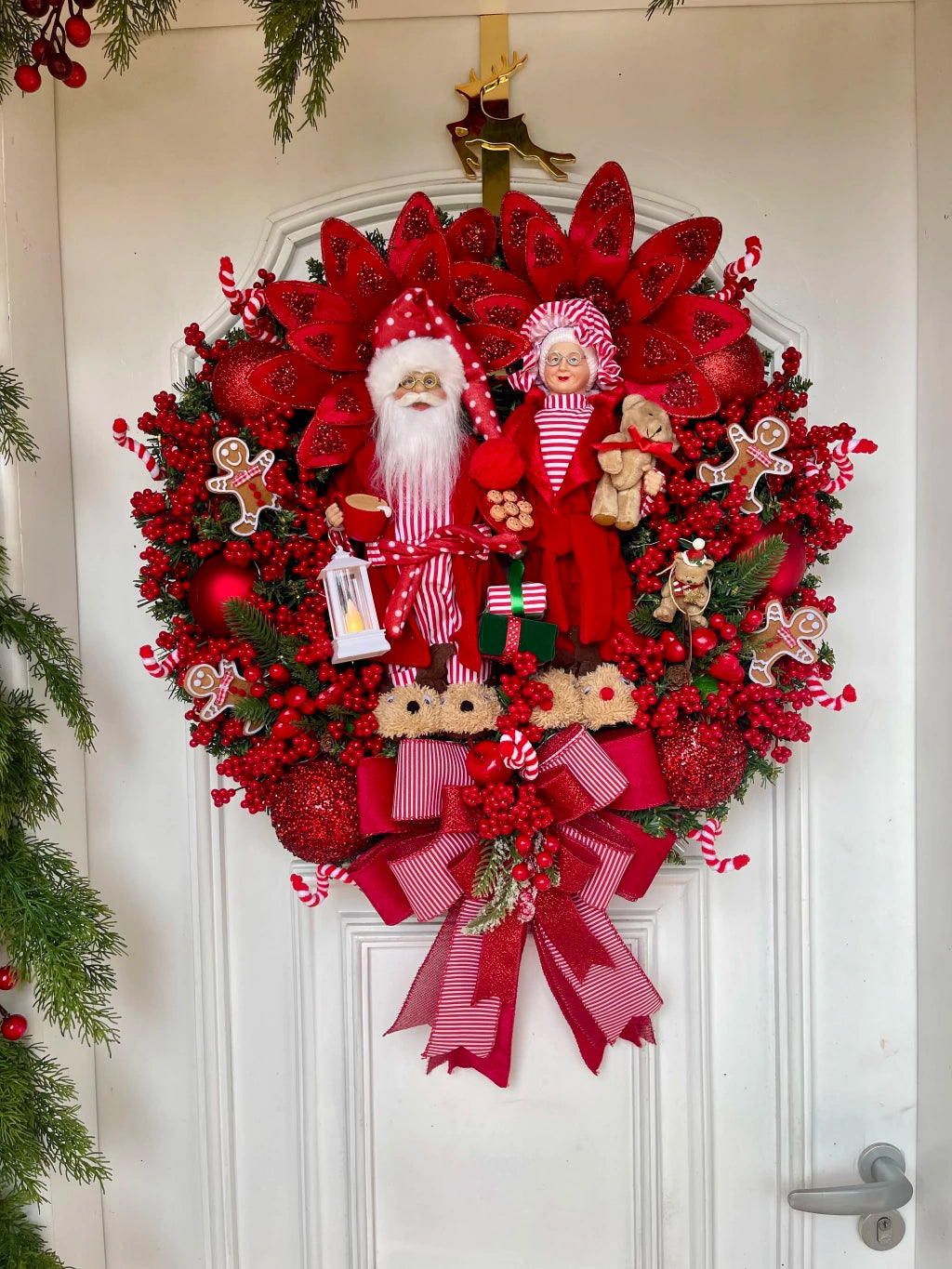 Guirlanda De Natal Casal C/ Led 65cm