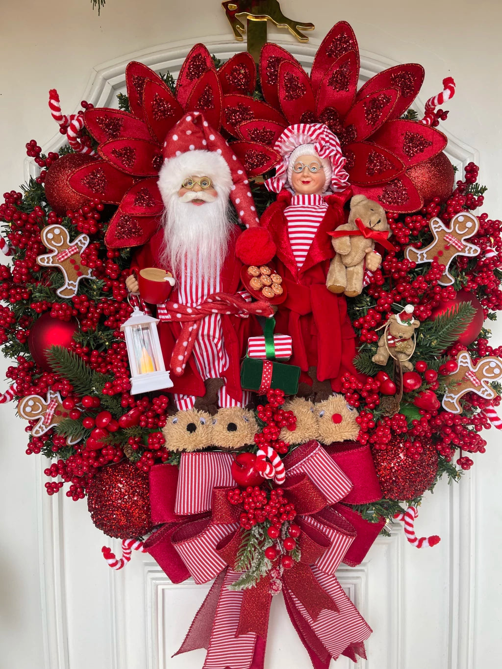 Guirlanda De Natal Casal C/ Led 65cm