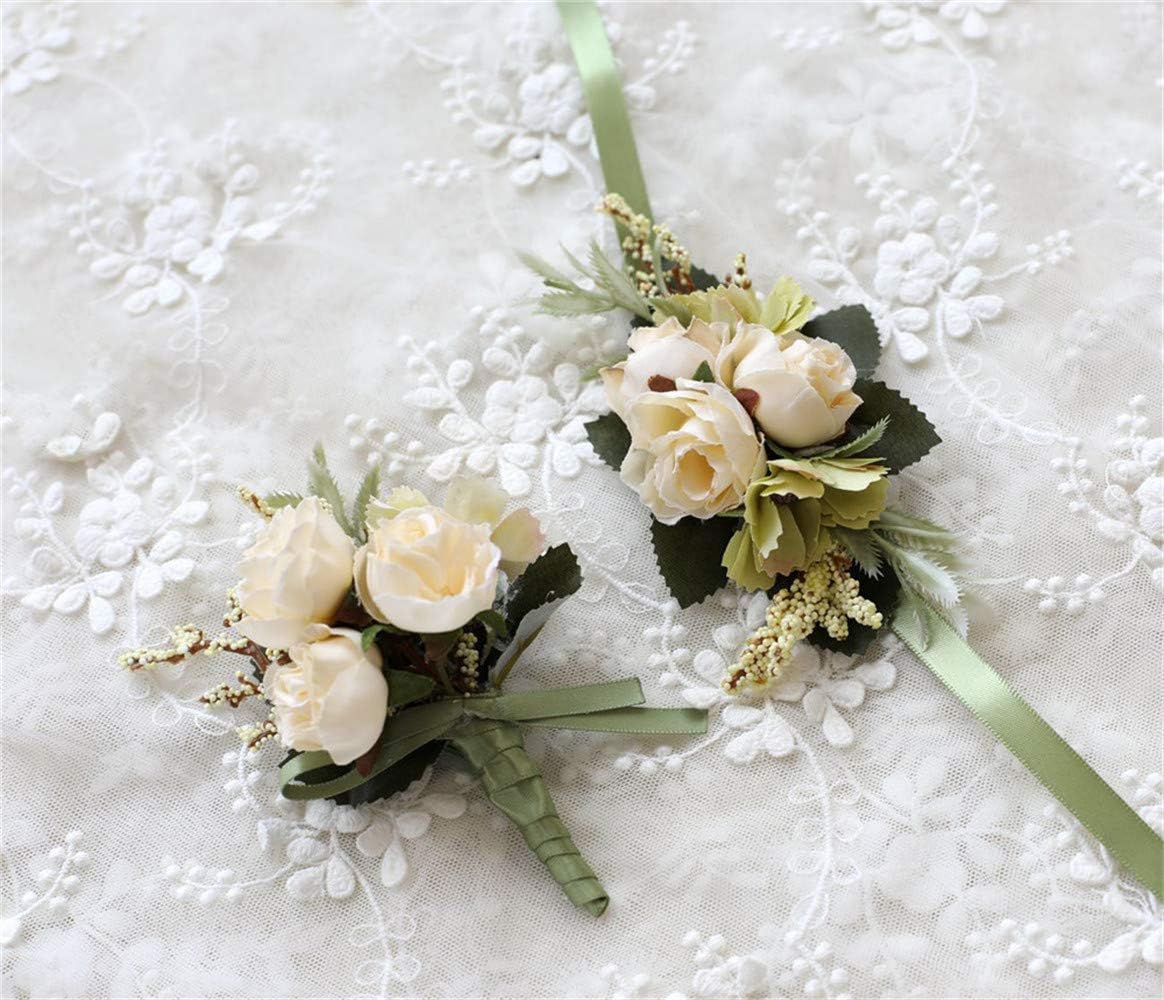Corsage de Pulso com Rosa – Acessório Floral para Casamento e Formatura