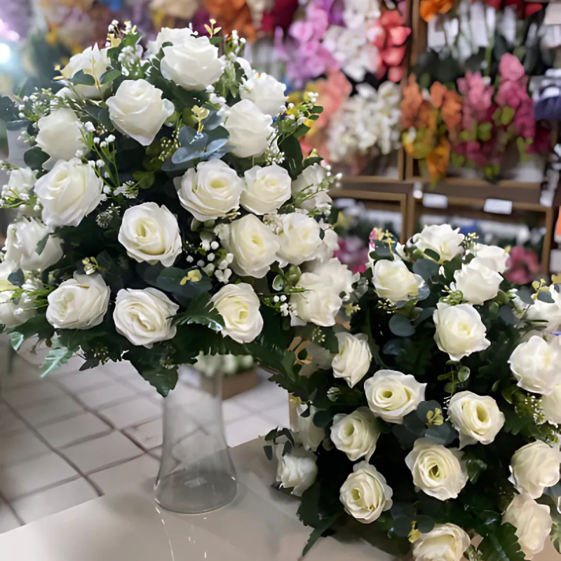 Arranjo Bola com Vaso 45cm