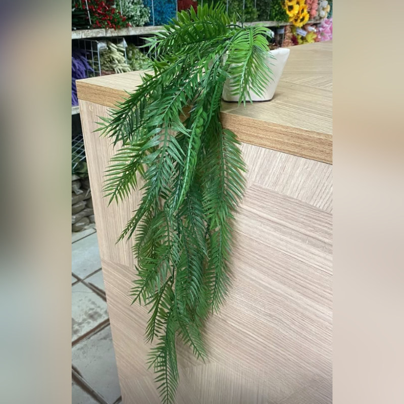 Pendente Verde com Vaso 50cm