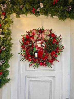 Guirlanda De Natal Noel Professor 50cm C/ Led