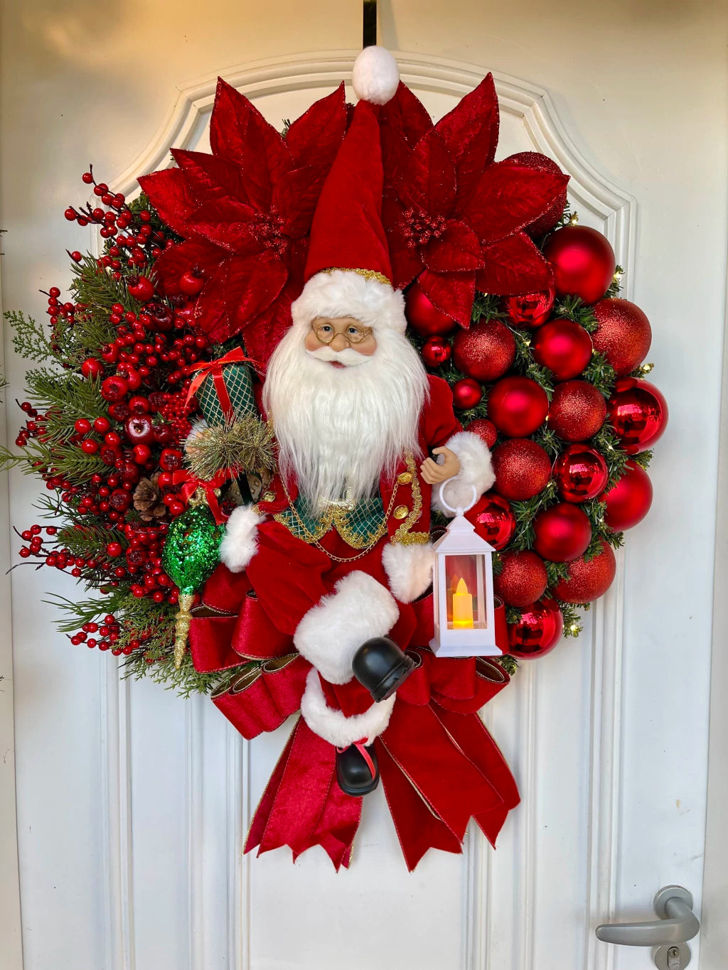 Guirlanda De Natal Noel Luxury 65cm C/ Led