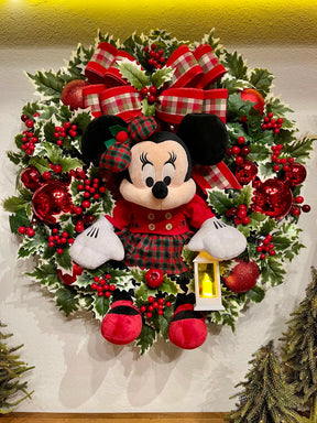 Guirlanda De Natal Minnie 65cm C/Led