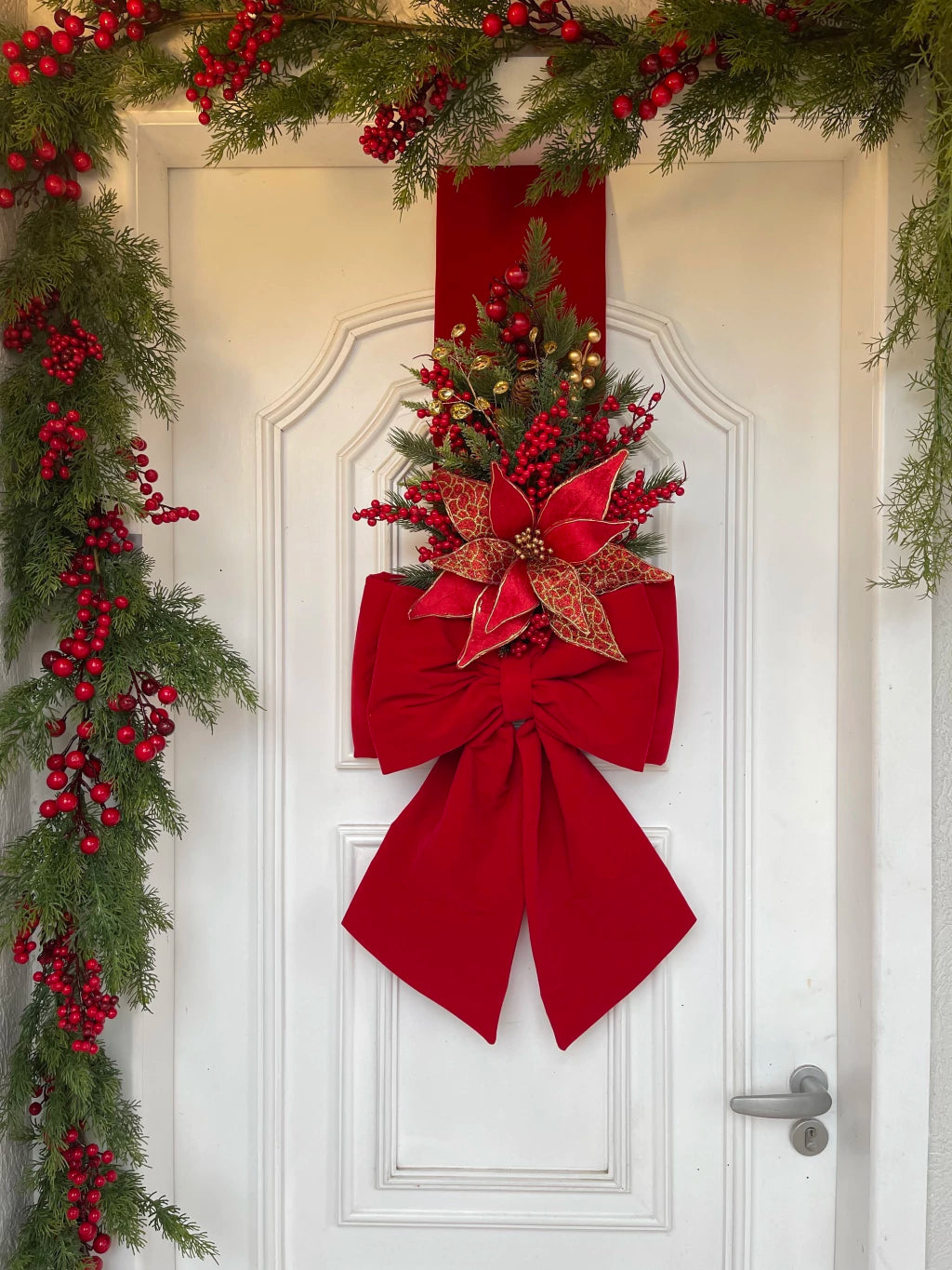 Escapulário De Natal veludo 2,10x 40cm