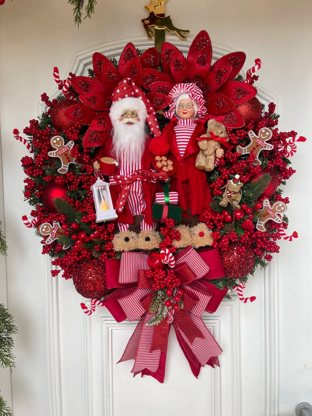 Guirlanda De Natal Casal C/ Led 65cm