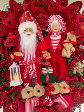 Guirlanda De Natal Casal C/ Led 65cm