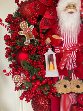 Guirlanda De Natal Casal C/ Led 65cm