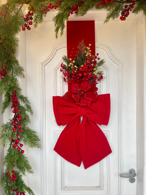 Escapulário De Natal Veludo 2,10x 40cm Magnólia